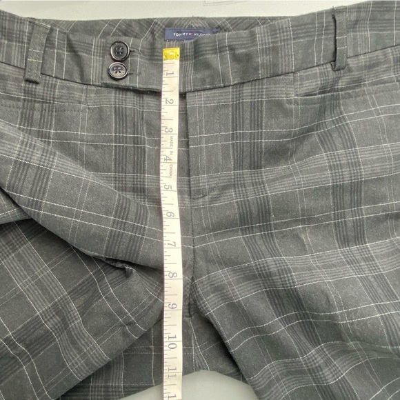 Tommy Hilfiger Plaid Y2K Bootcut Gray & Black Pants Women's size 8 - Picture 9 of 13